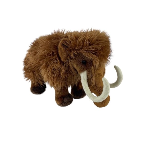 Douglas Everett Woolly Mammouth Plush 13" Brown Stuffed Animal Toy - Picture 2 of 6